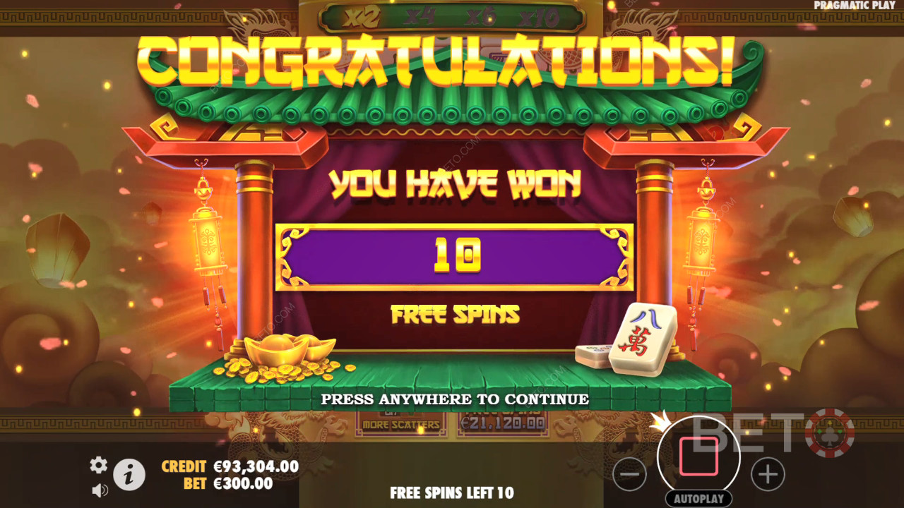 วิธีเล่นเกม Mahjong Wins 2 ของ Pragmatic Play