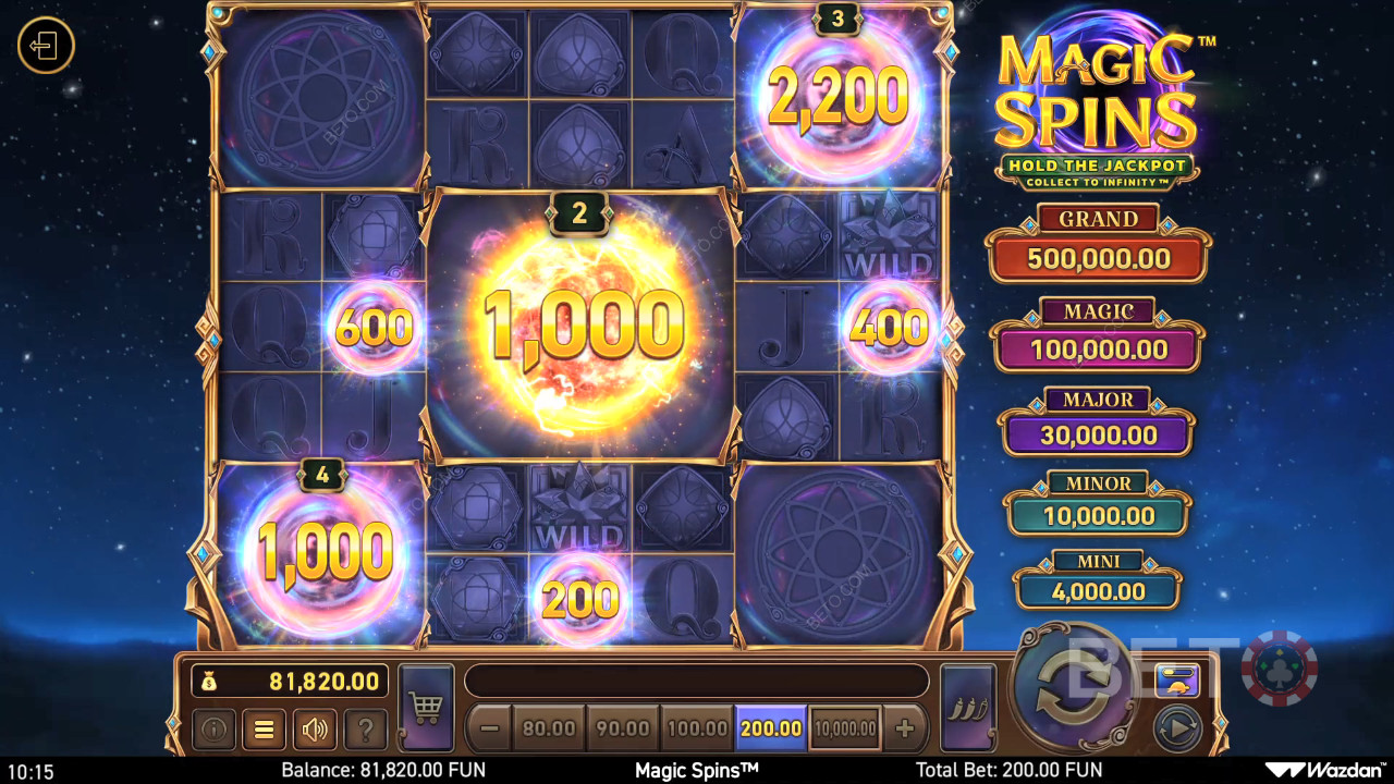 Magic Spins เล่นฟรี