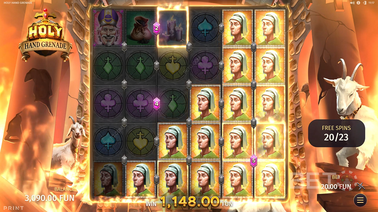 รีวิว Holy Hand Grenade โดย BETO Slots