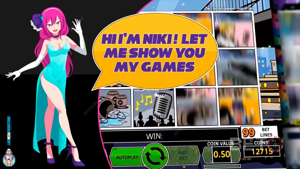 นี่คือ Niki เธอจะแนะนำคุณและแสดงเกมทั้งหมดของพวกเขาให้คุณดู
