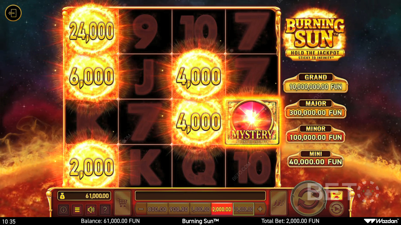 Burning Sun เล่นฟรี