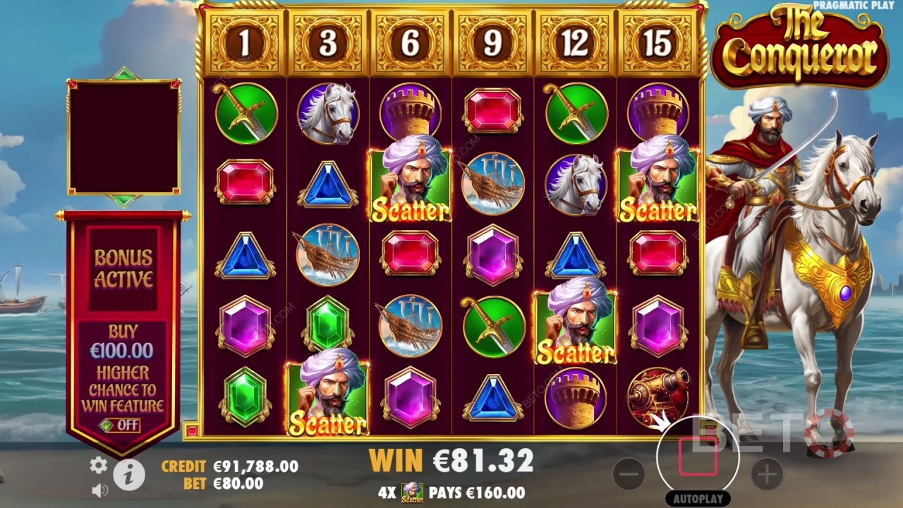 รีวิว The Conqueror โดย BETO Slots