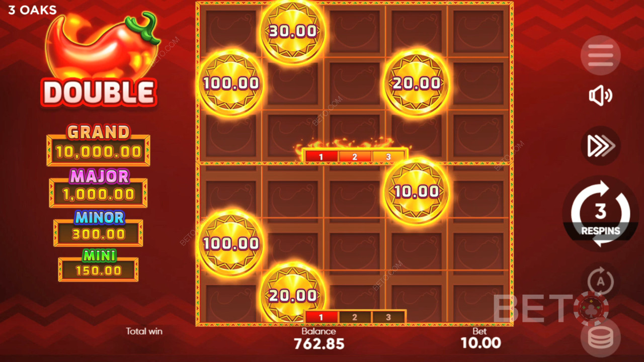 วิธีเล่น 3 Hot Chillies ของ 3 Oaks Gaming