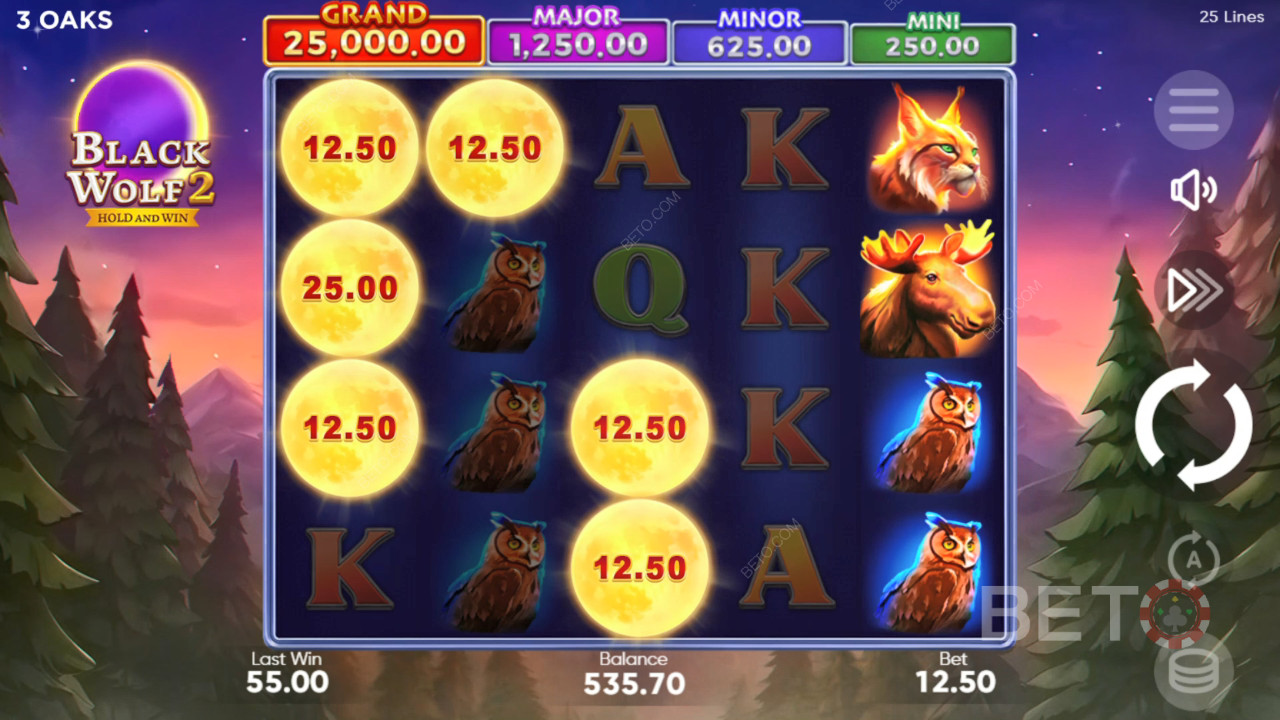 รีวิวเกม Black Wolf 2 โดย BETO Slots