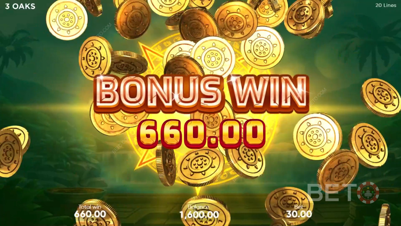 รับรางวัล 10,000 เท่าของเดิมพันของคุณในสล็อต Aztec Fire 2!