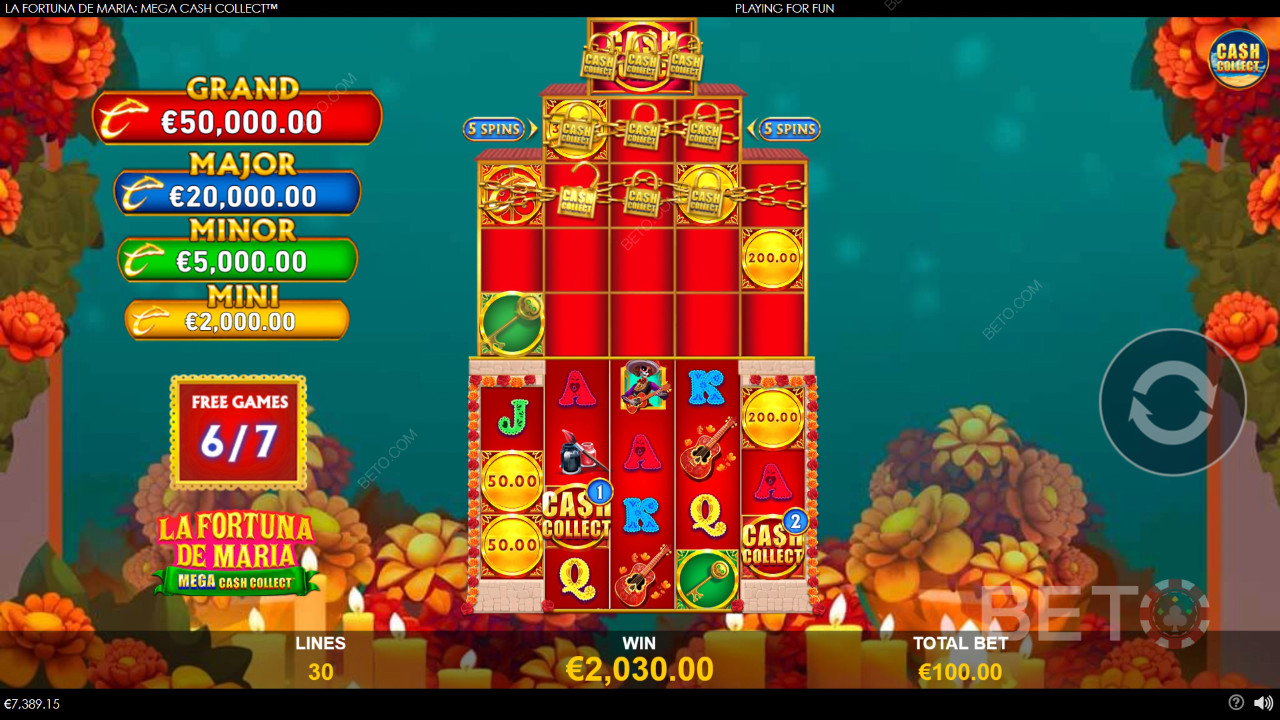 La Fortuna de Maria: Mega Cash Collect เล่นฟรี
