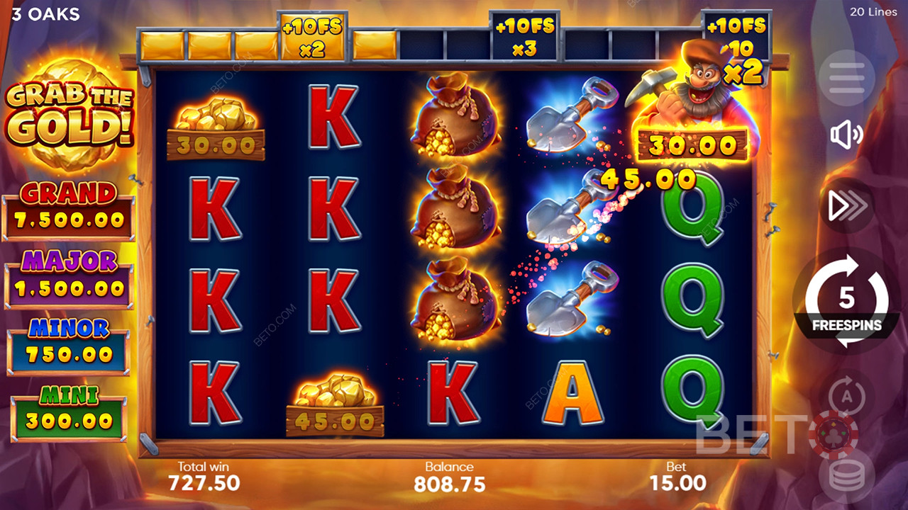 Grab The Gold! เล่นฟรี