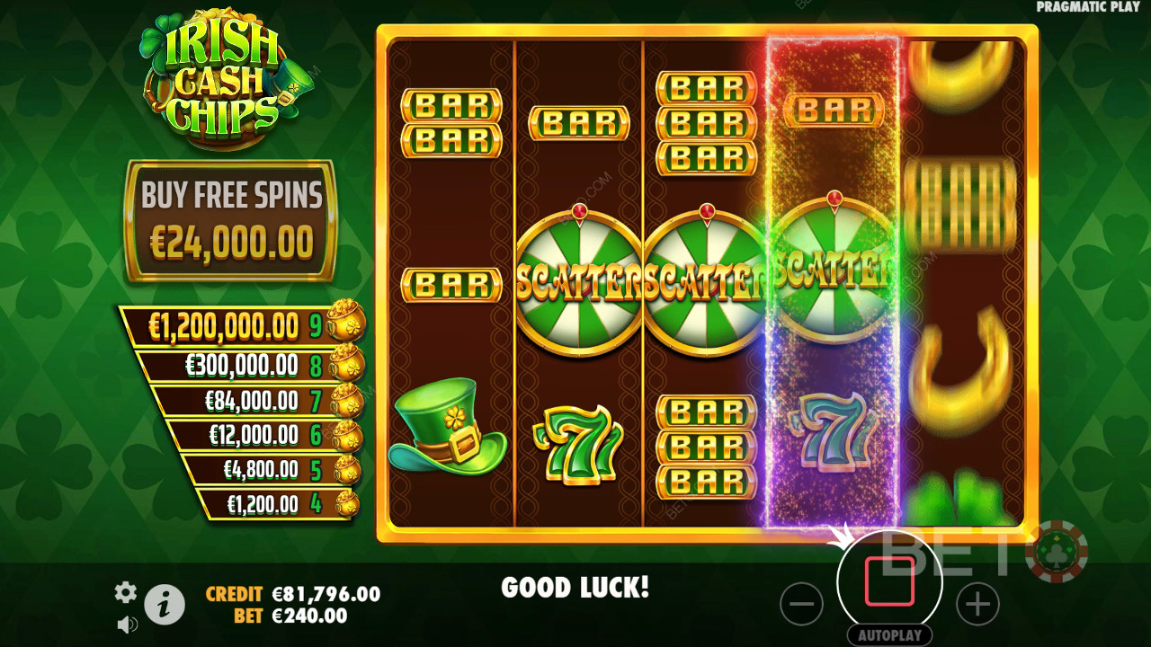 Irish Cash Chips เล่นฟรี