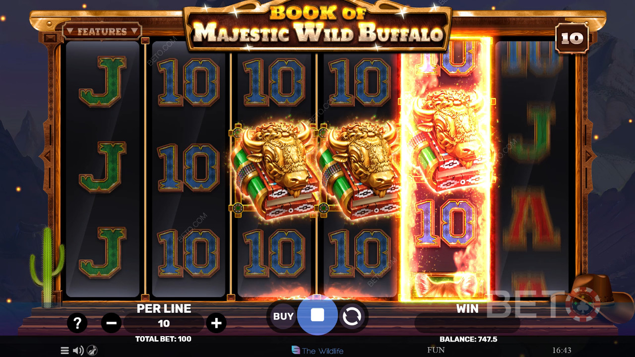 Book of Majestic Wild Buffalo เล่นฟรี