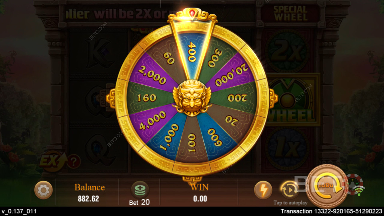 คำอธิบายฟีเจอร์โบนัสใน Fortune Gems 2 โดย TaDa Gaming