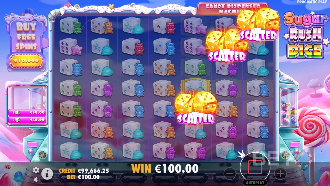 วิธีเล่น Sugar Rush Dice ของ Pragmatic Play