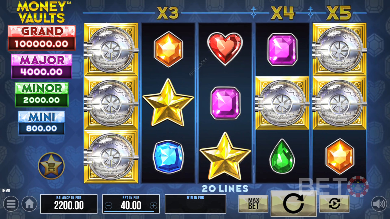 Money Vaults เล่นฟรี