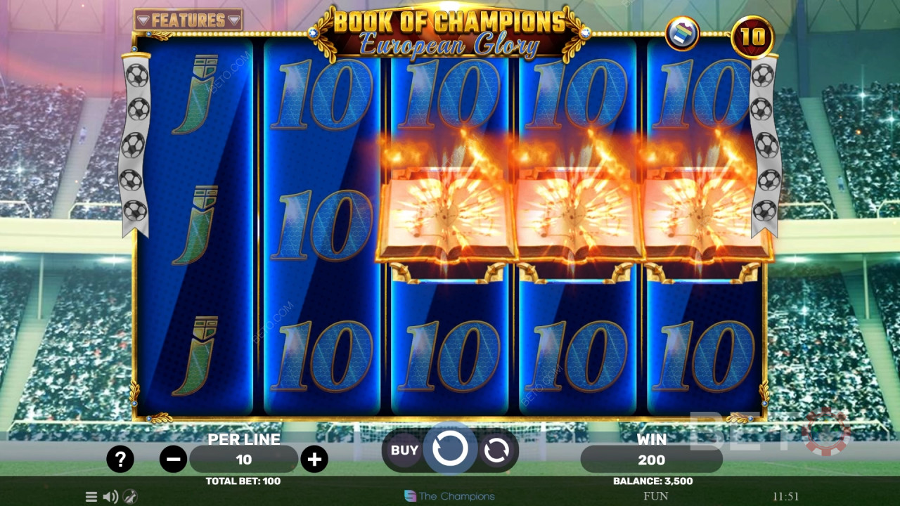Book of Champions - European Glory เล่นฟรี