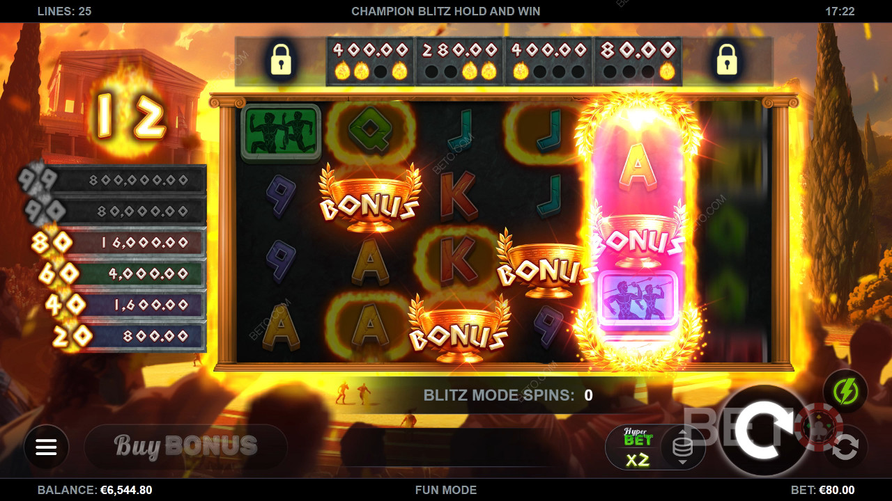 Champion Blitz Hold and Win เล่นฟรี