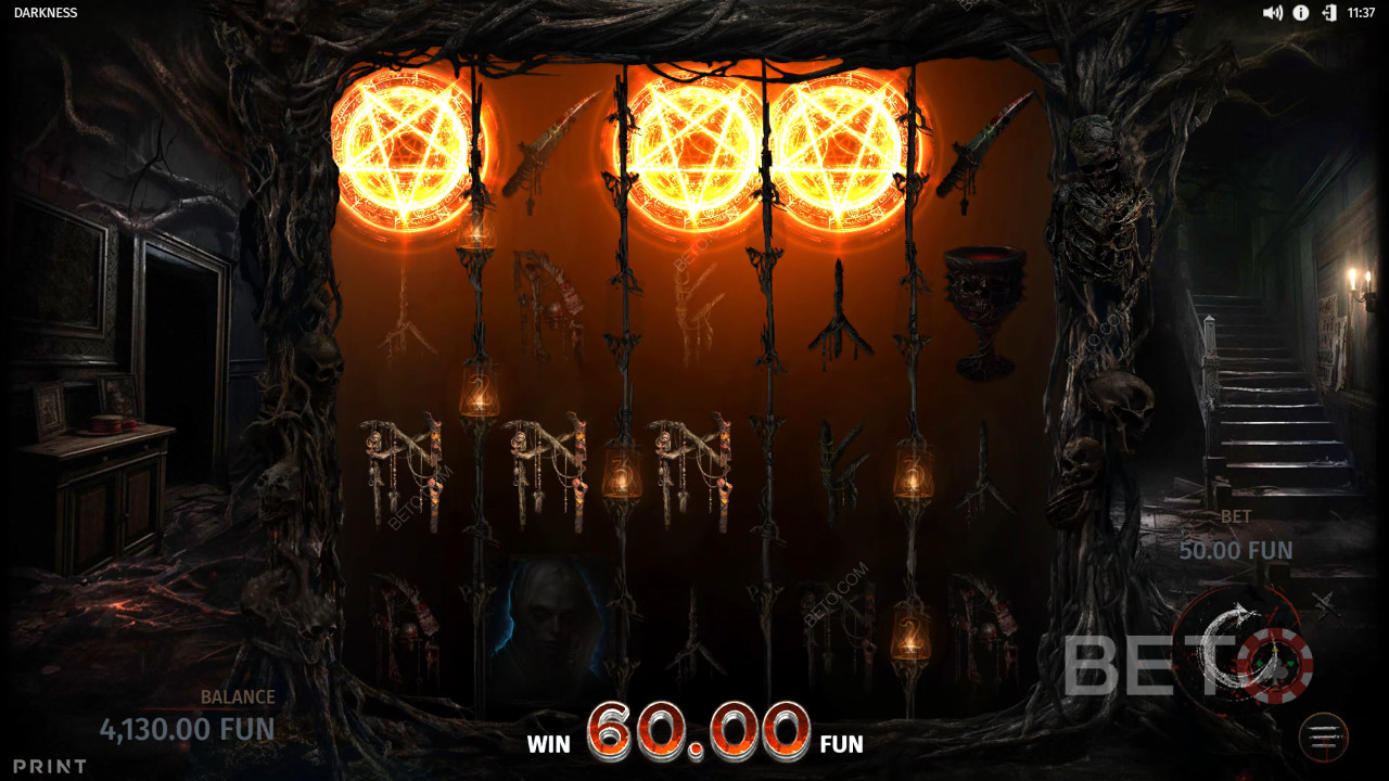 รีวิว Darkness โดย BETO Slots