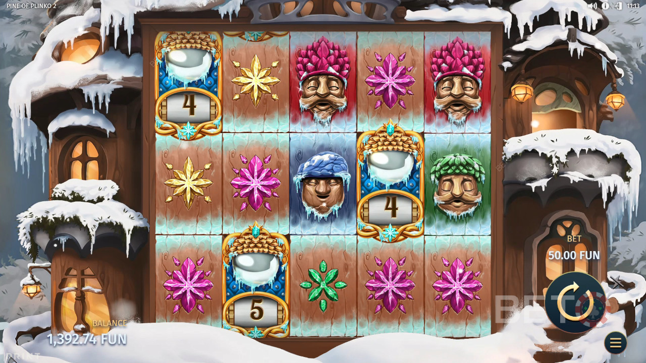 รีวิวเกม Pine of Plinko 2 โดย BETO Slots