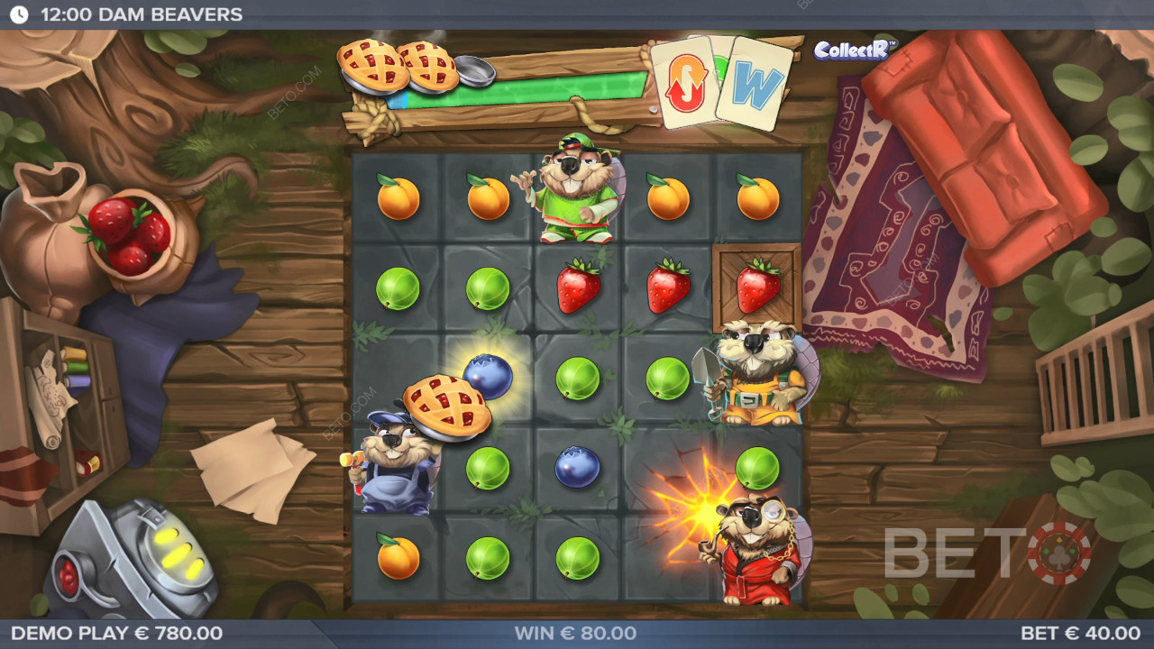 รีวิว Dam Beavers โดย BETO Slots