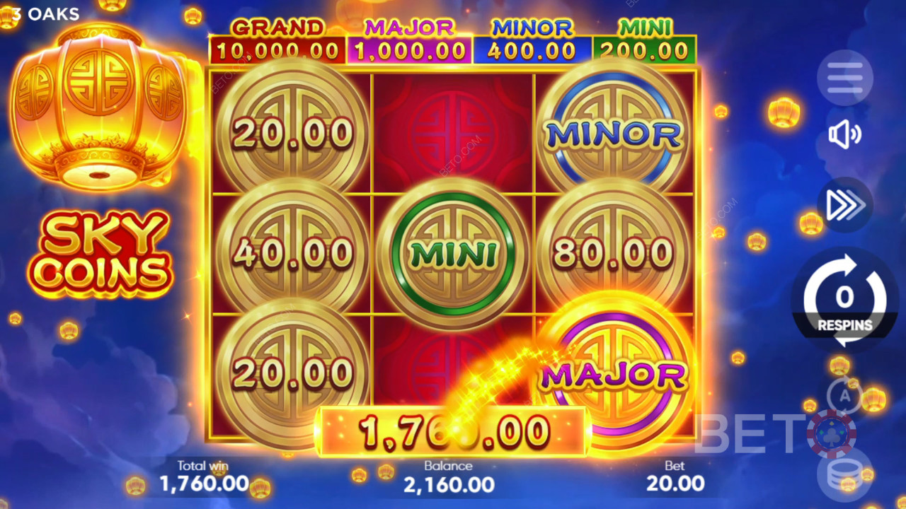 รีวิว Sky Coins โดย BETO Slots