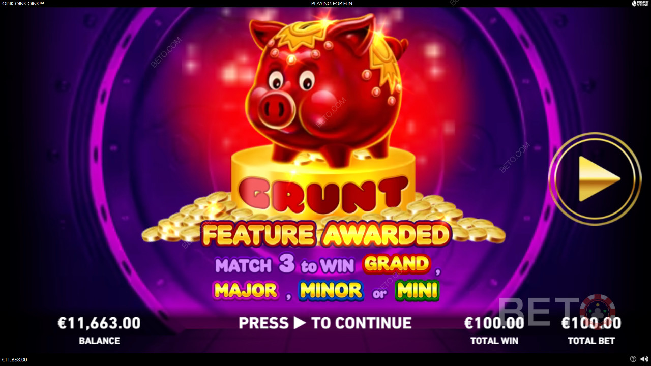อธิบายฟีเจอร์โบนัสใน Oink Oink Oink โดย Rarestone Gaming