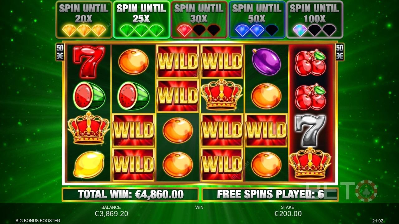 วิธีเล่น Big Bonus Booster ของ Inspired Gaming
