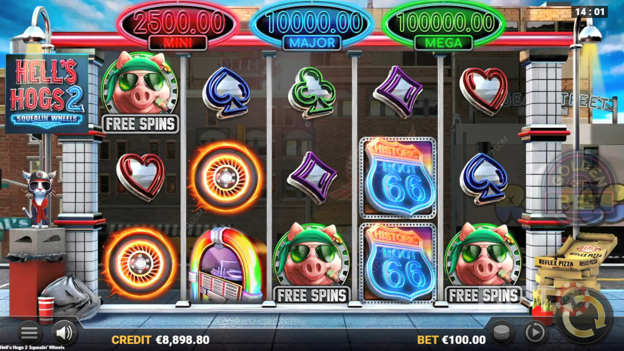 Hells Hogs 2 – Squealin’ Wheels เล่นฟรี