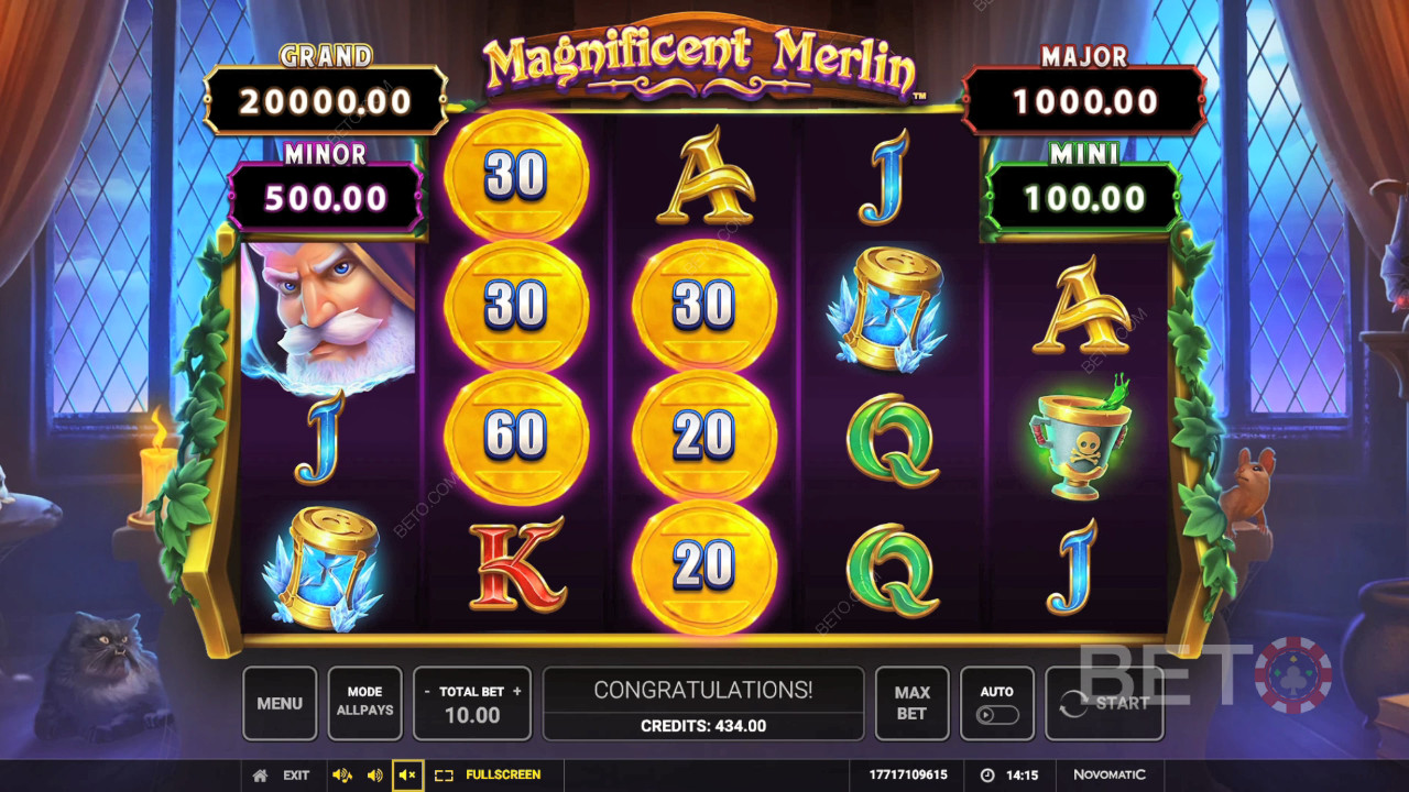 Magnificent Merlin เล่นฟรี