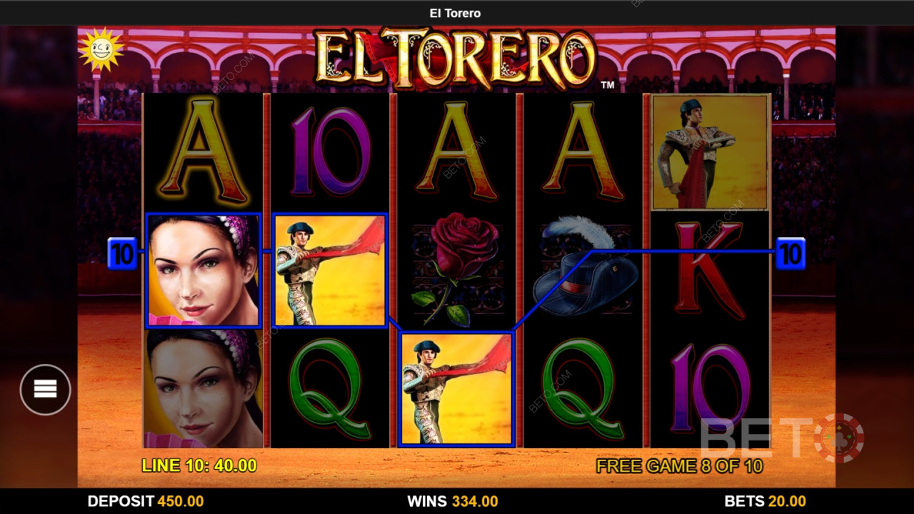 รับรางวัล 1,000 เท่าของเดิมพันของคุณในสล็อตแมชชีน El Torero!