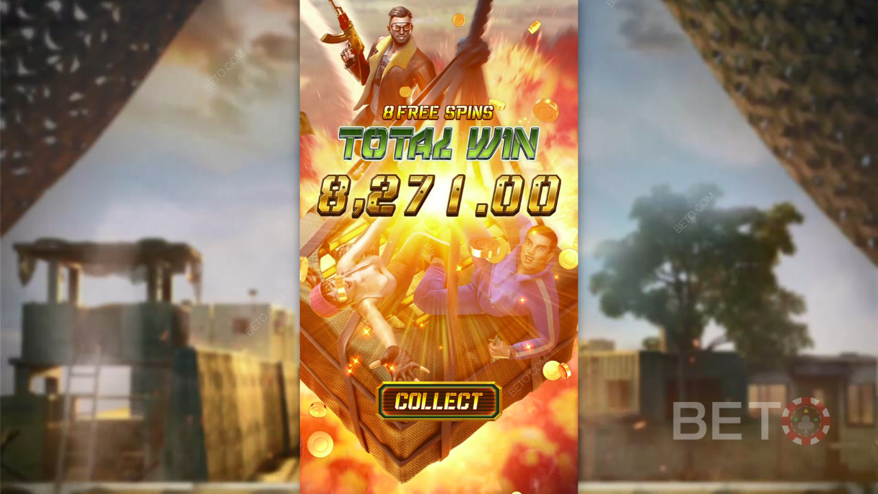 ฟีเจอร์โบนัสอธิบายใน Battleground Royale โดย PG Soft