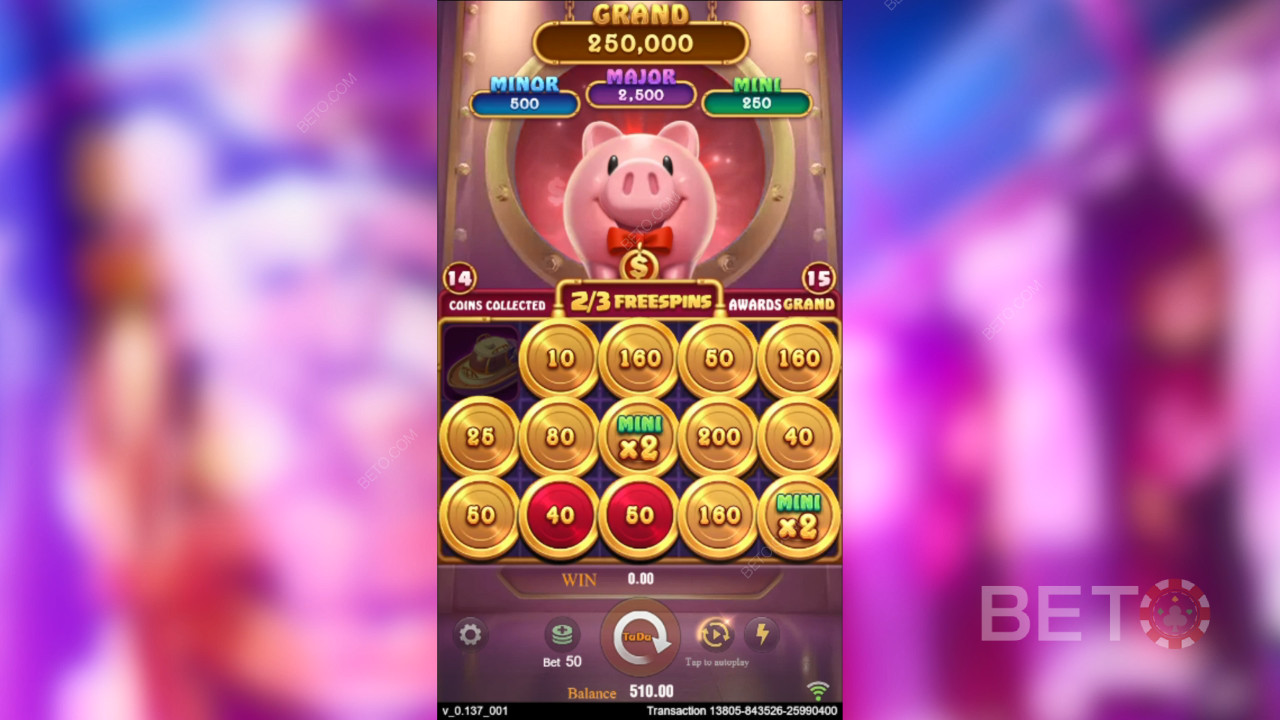 ธีมและการออกแบบ: หมูน้อยมั่งคั่งอันหรูหรา