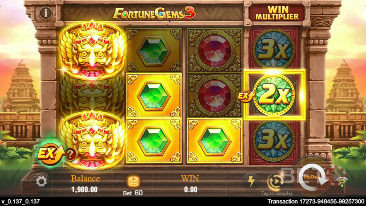 วิธีเล่นเกม Fortune Gems 3 ของ TaDa Gaming