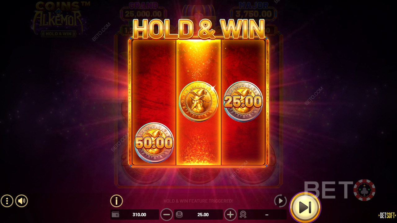 วิธีเล่น Coins of Alkemor ของ Betsoft – Hold & Win