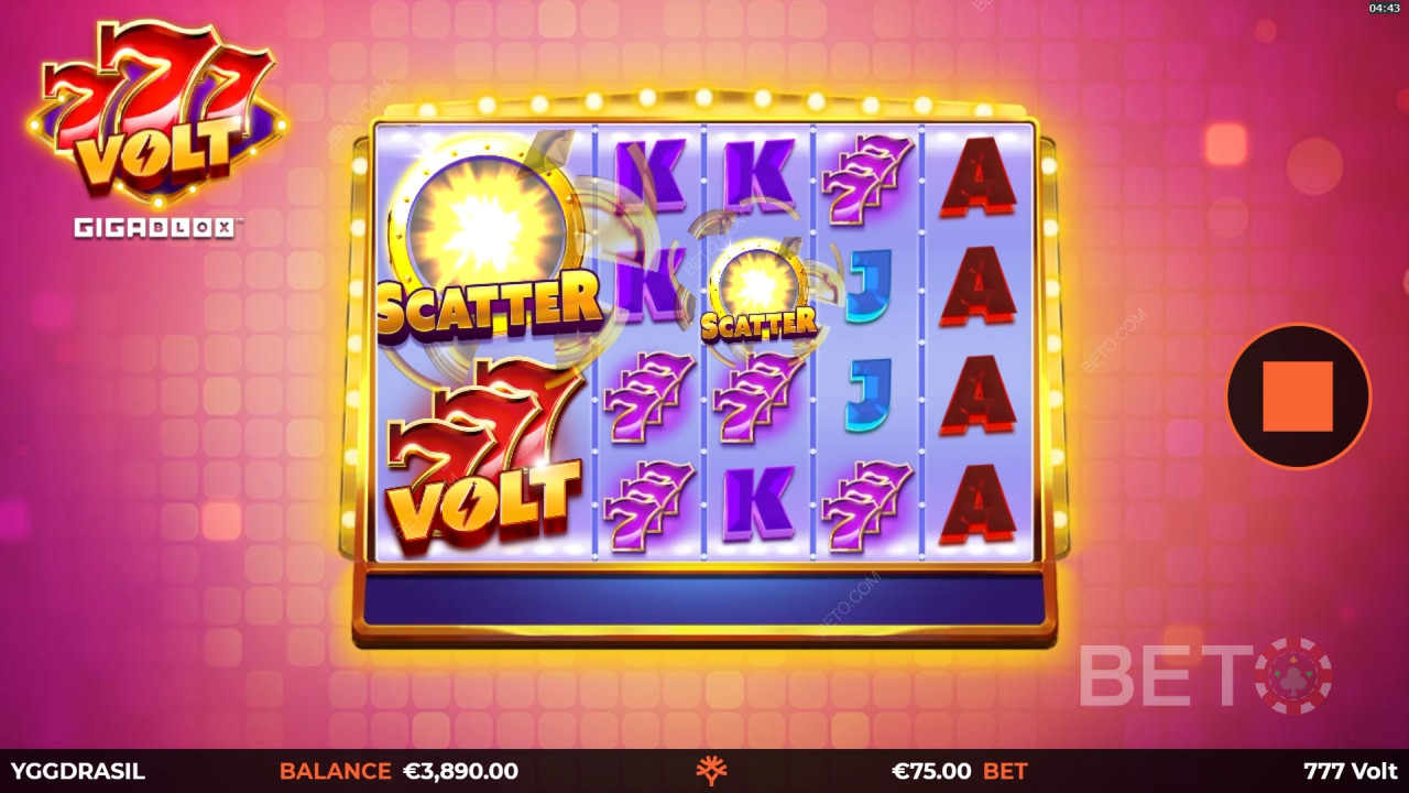 รีวิว 777 Volt GigaBlox โดย BETO Slots