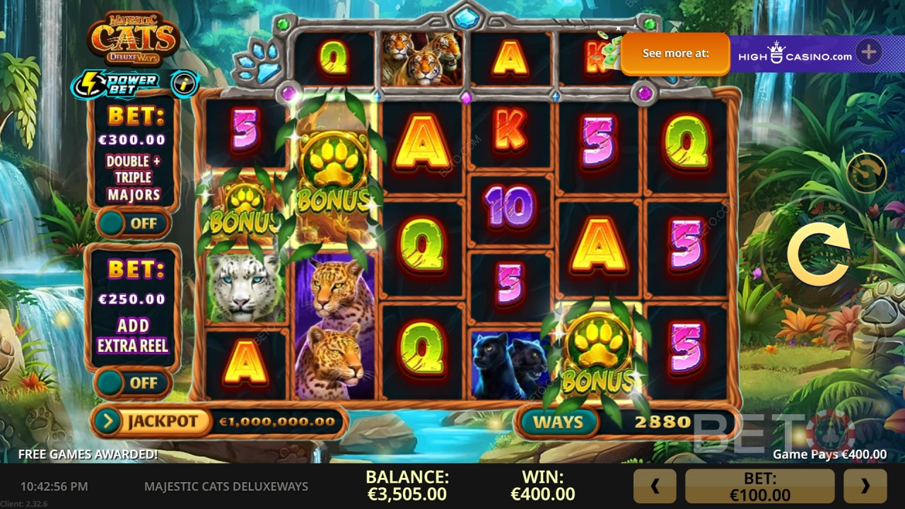 Majestic Cats DeluxeWays เล่นฟรี