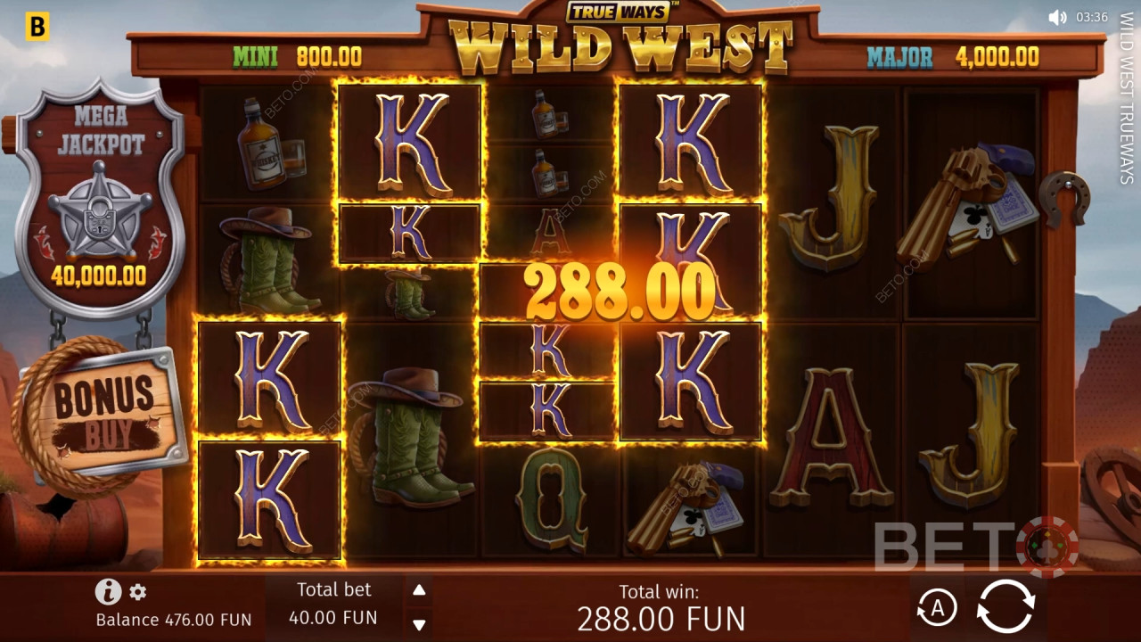 Wild West Trueways เล่นฟรี