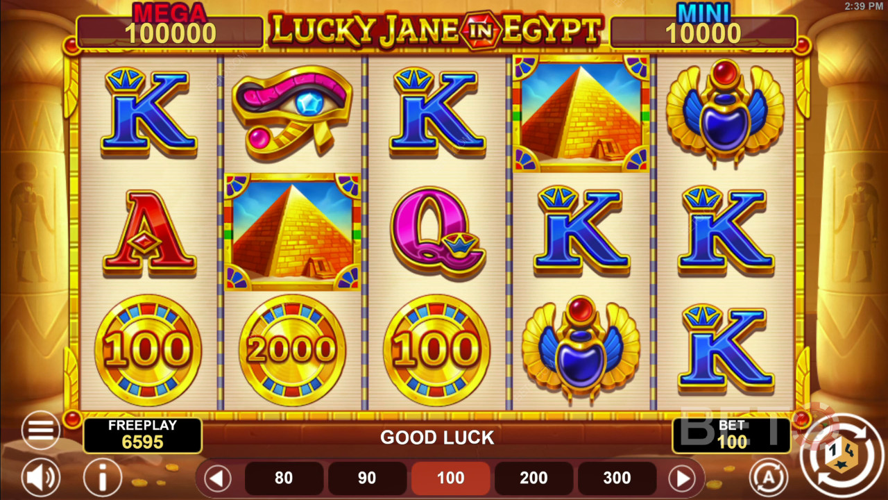 Lucky Jane in Egypt Hold & Win เล่นฟรี