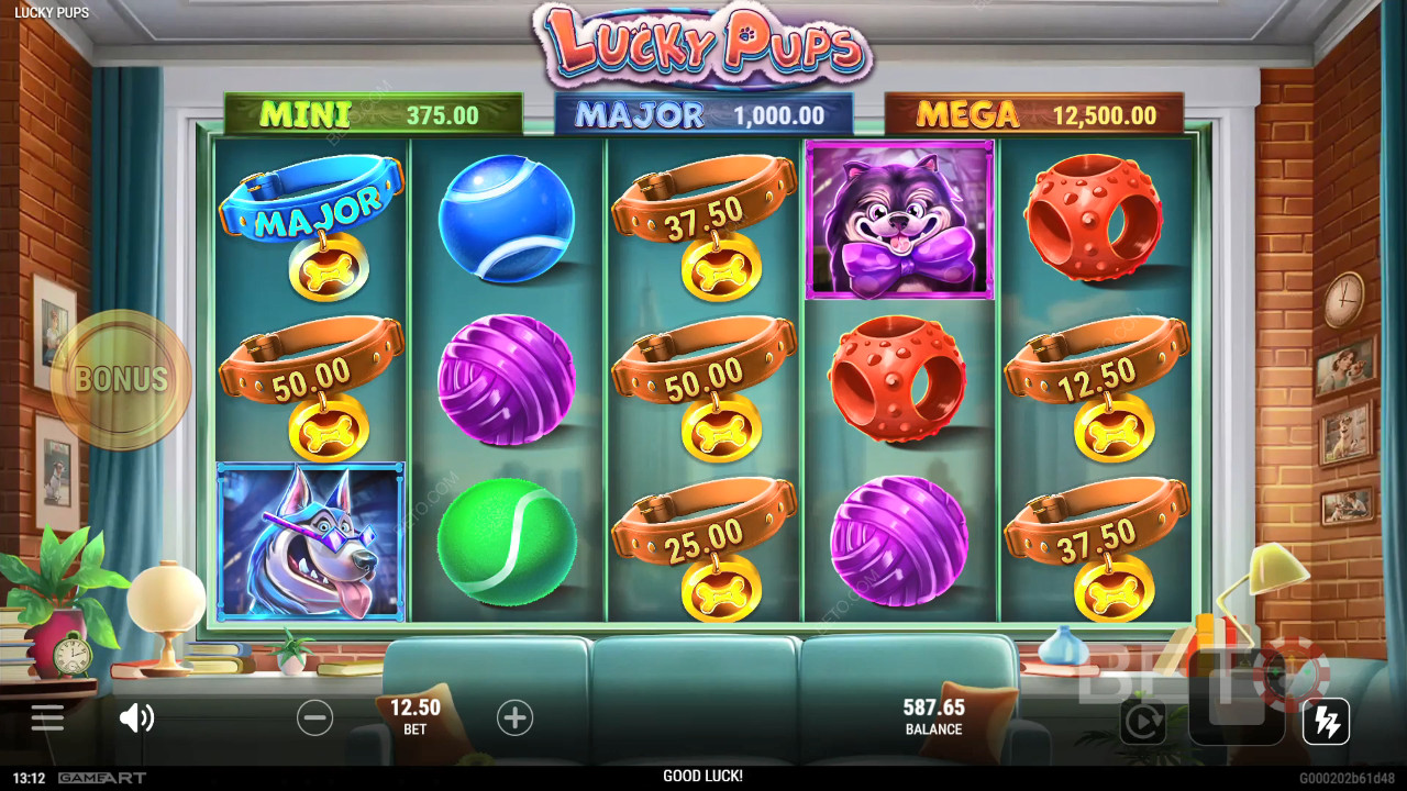 Lucky Pups เล่นฟรี
