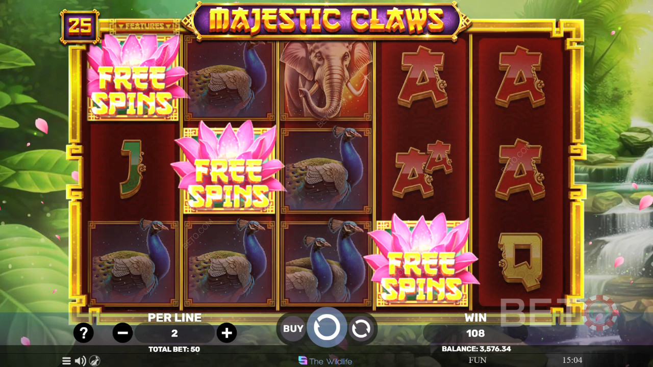 Majestic Claws เล่นฟรี