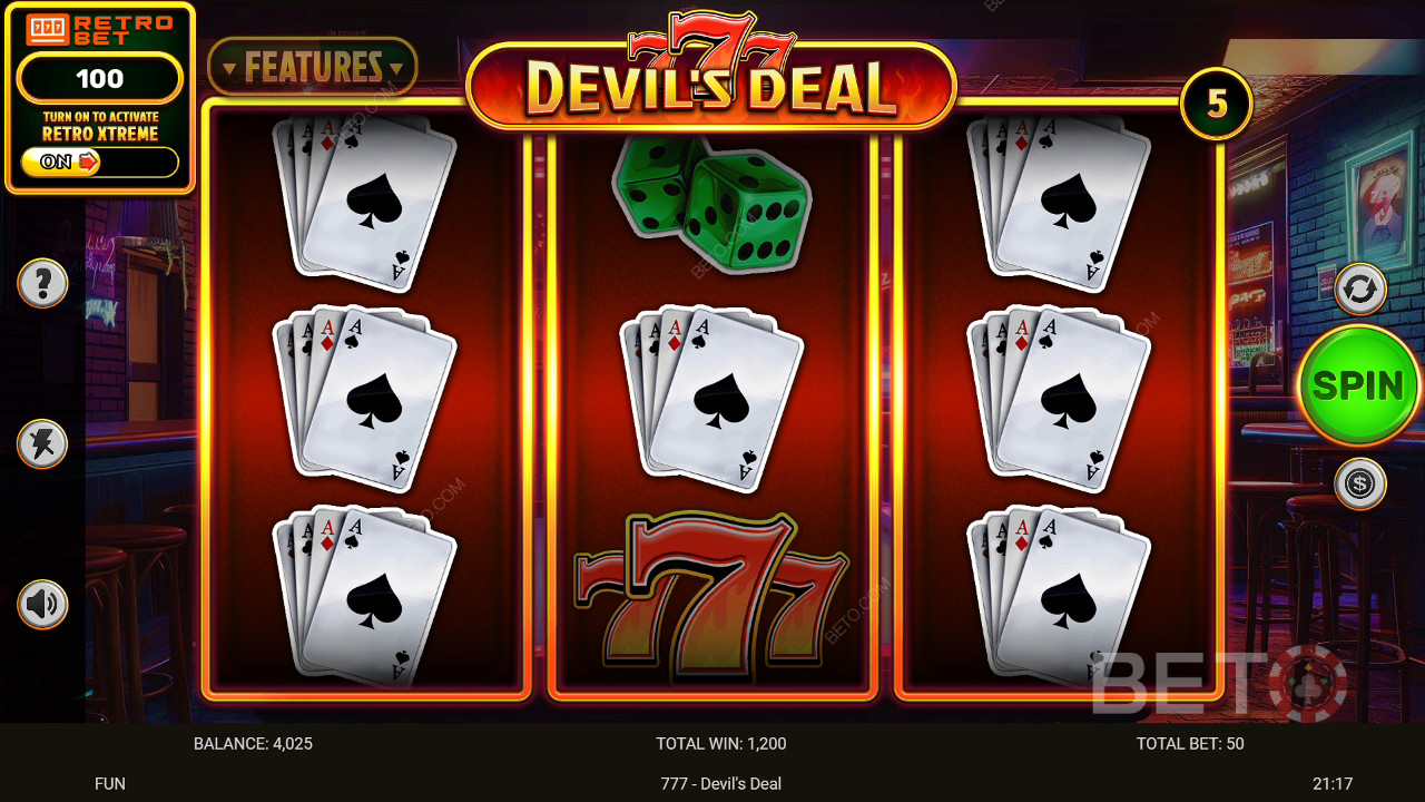777 Devil's Deal เล่นฟรี