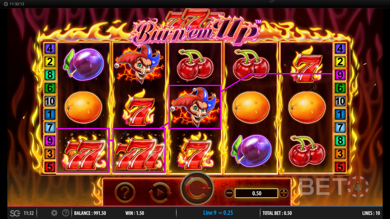 วิธีเล่นเกม 777 Burn
