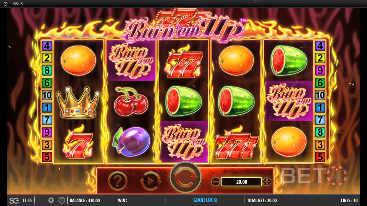 777 Burn' Em Up เล่นฟรี