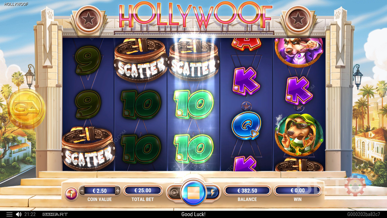 รีวิว Hollywoof โดย BETO Slots