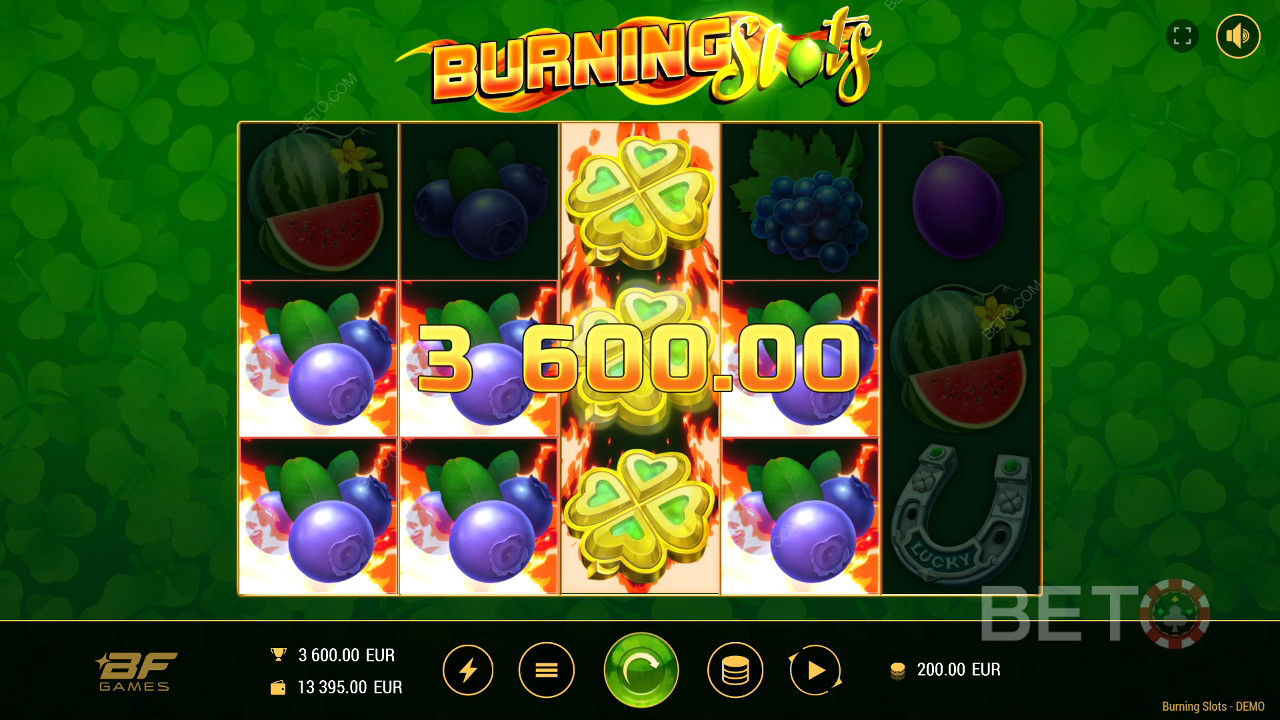 รีวิว Burning Slots โดย BETO Slots