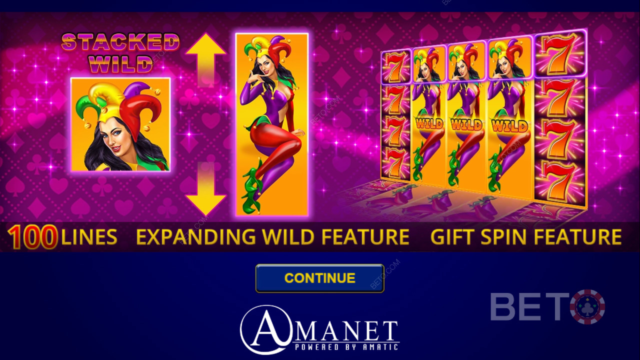 รับรางวัล 11,666x จากการเดิมพันของคุณในสล็อต Lucky Joker 100 Extra Gifts!