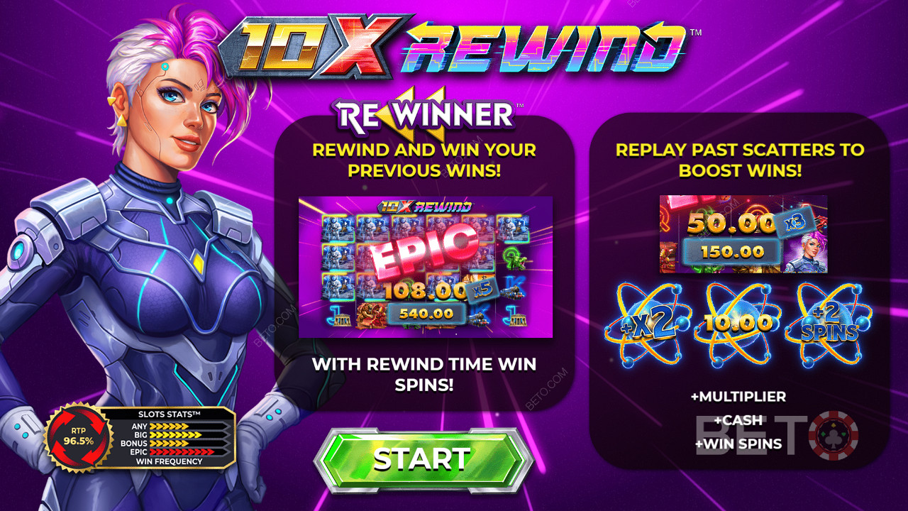 สล็อต 10x Rewind ที่ให้คุณกรอกลับและเพลิดเพลินกับการชนะครั้งก่อนของคุณ