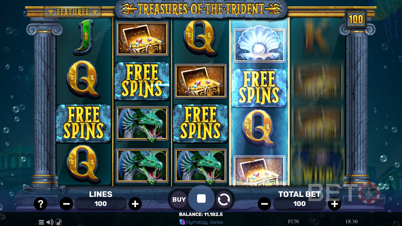 Treasures of the Trident เล่นฟรี