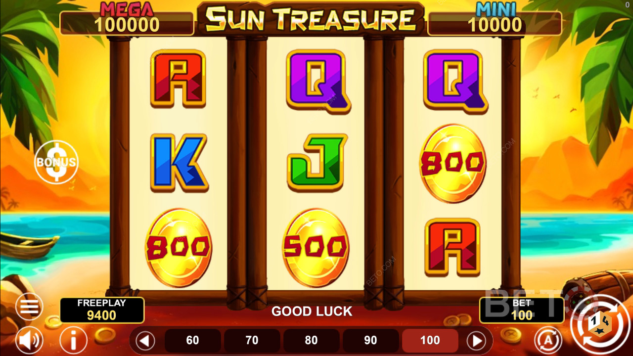 Sun Treasure Hold & Win เล่นฟรี