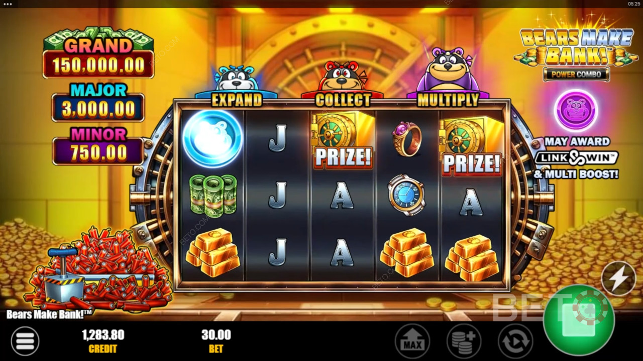 Bears Make Bank! Power Combo เล่นฟรี