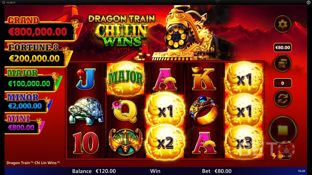 Dragon Train Chi Lin Wins เล่นฟรี