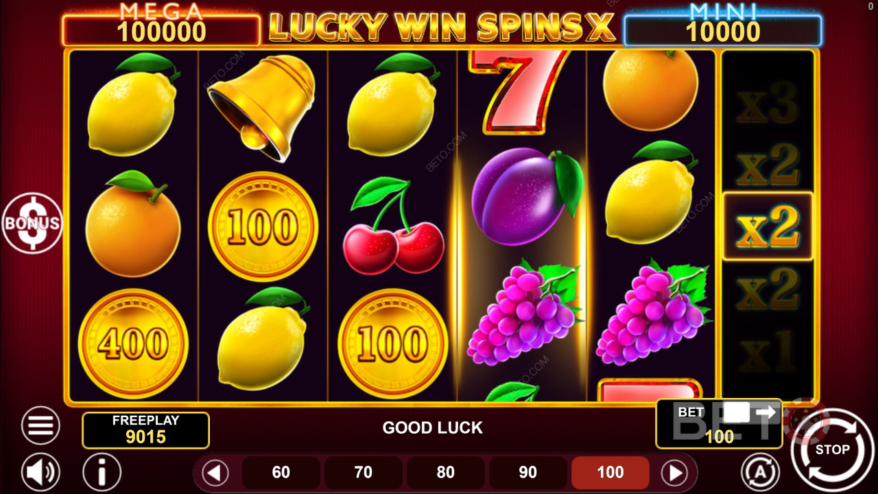 Lucky Win Spins X เล่นฟรี