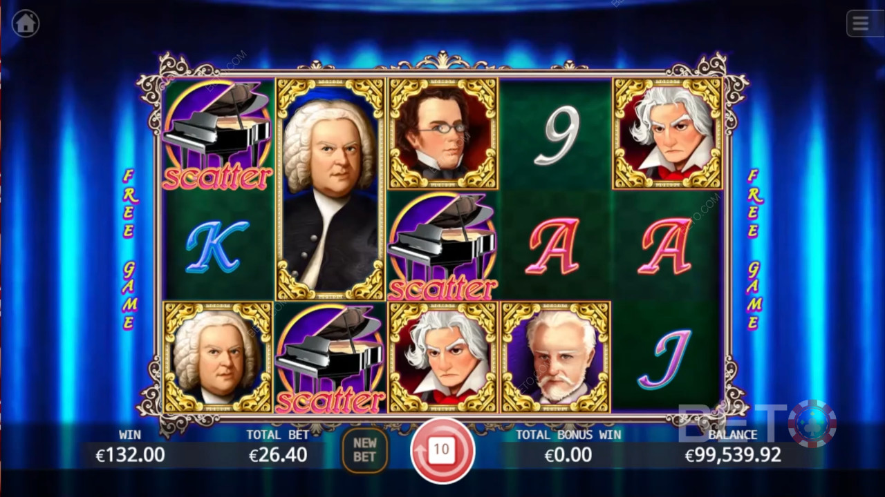 รีวิวเกม Symphony Fantasia Lock 2 Spin จาก BETO Slots
